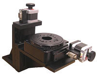 Motorized Two-axis Z-axis and Rotary Stages